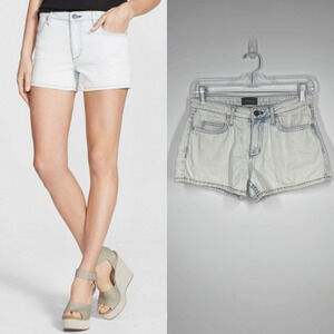THEORY Mid Rise Light Wash Denim Shorts 26 NWOT